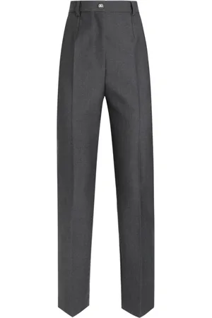 Dolce & Gabbana Pressed crease straight-leg trousers