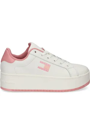 Tommy Hilfiger Leather flatform sneakers
