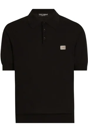 Dolce & Gabbana Logo-plaque polo shirt