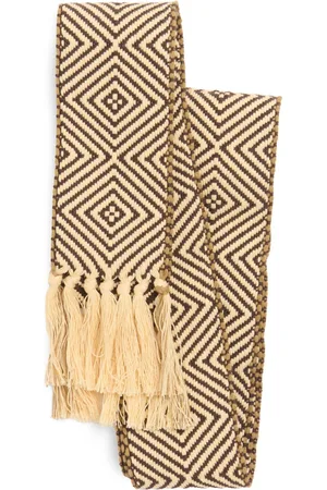 VALENTINO GARAVANI Interwoven fringed scarf