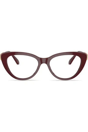 Swarovski Crystal-embellished cat-eye frame glasses