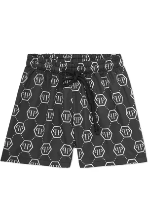 Philipp Plein Monogram-print swim shorts