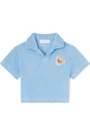 Palm Angels Bear appliqu?? polo shirt
