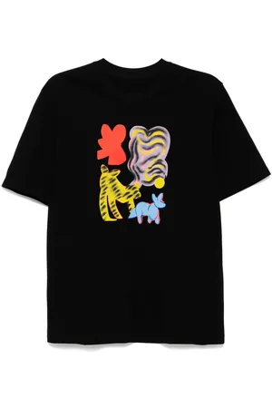 JNBY Cats-printed T-shirt
