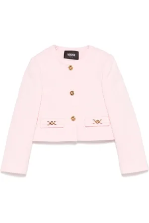 VERSACE Floral-jacquard blazer