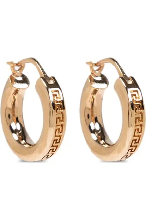 VERSACE Greca hoop earrings