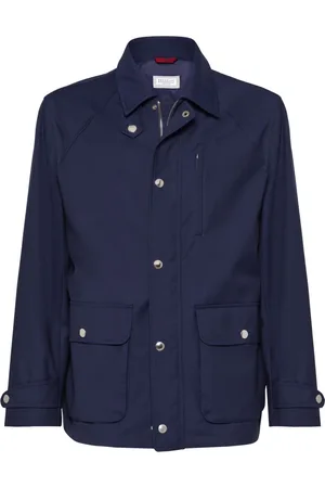 Brunello Cucinelli Raglan-sleeve field jacket