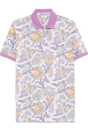 Etro Paisley polo shirt