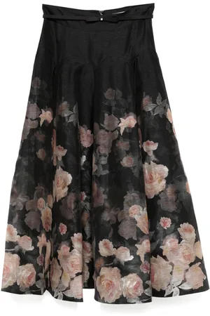 ZIMMERMANN Crush midi skirt