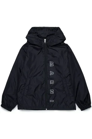Marni Logo-print hooded jacket