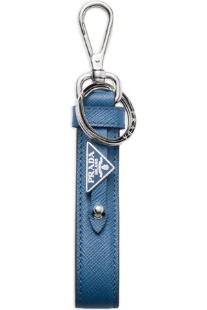 Prada Saffiano-leather keyring