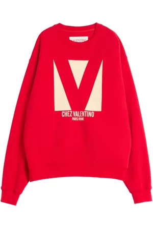 VALENTINO GARAVANI Logo-print cotton sweater