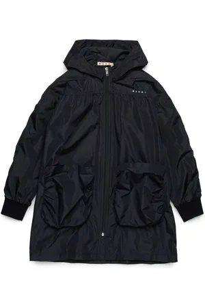 Marni Logo-print hooded coat