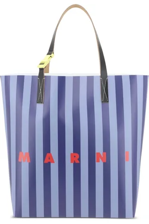 Marni Striped tote bag