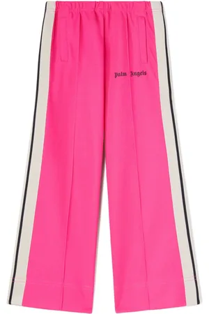 Palm Angels Printed wide-leg track pants