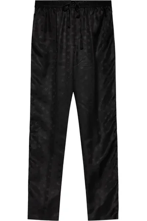 Dolce & Gabbana DG logo-jacquard silk trousers