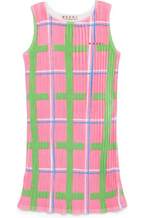 Marni Check-print dress