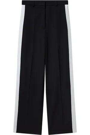 Stella McCartney Stripe-detail straight-leg trousers