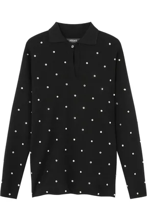 VERSACE Cielo Stellato polo sweater
