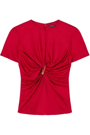 VERSACE Safety Pin gathered top