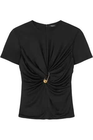 VERSACE Safety Pin gathered top