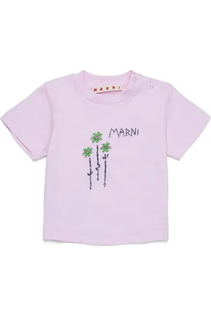 Marni Logo-embroidered T-shirt