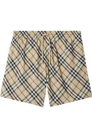 Burberry Checked swim shorts