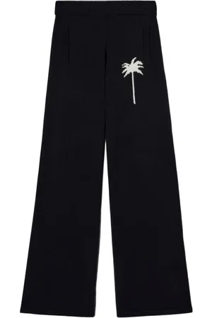 Palm Angels Palm tree knitted trousers