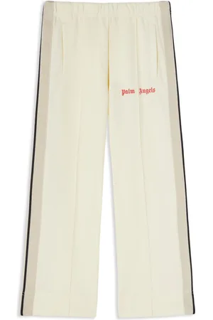 Palm Angels Printed wide-leg track pants