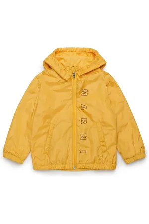 Marni Logo-prnt hooded jacket