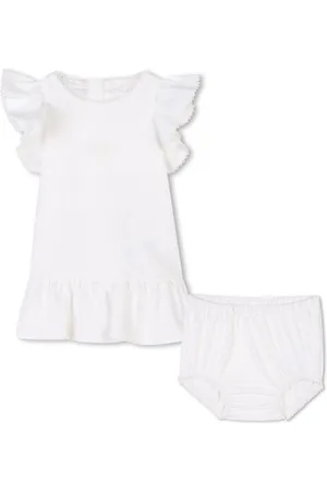 Chloé Organic cotton dress and bloomers set