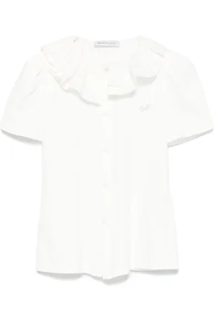 MONNALISA Ruffle-collar shirt