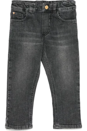VERSACE Medusa Head-button jeans
