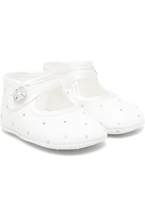 MONNALISA Crystal-embellished pre-walkers