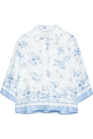 MONNALISA Butterfly-print shirt