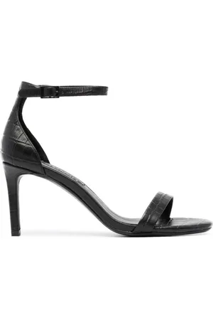 SENSO Quelle III crocodile-effect leather sandals