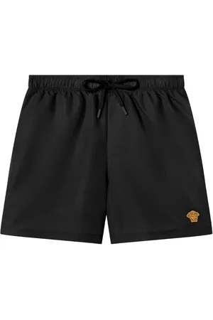 VERSACE Medusa-embroidered swim shorts