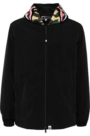 A Bathing Ape 1st camo shark hoodie jacket