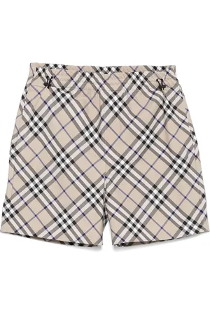 Burberry Check-pattern shorts