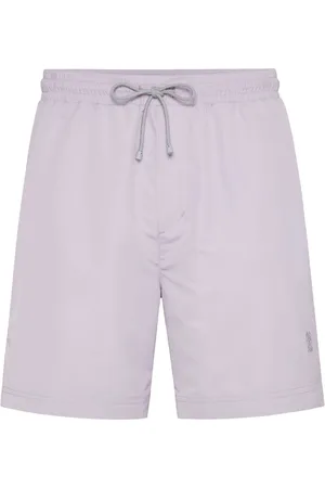 Brunello Cucinelli Logo-embroidered swim shorts