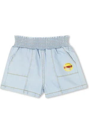 Kenzo Logo-patch denim shorts