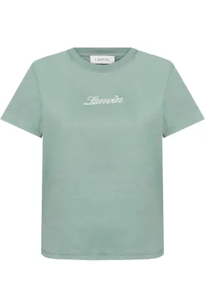 Lanvin Logo-embroidered T-shirt