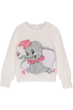 MONNALISA X Disney Dumbo wool jumper