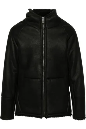 ERALDO Hooded leather jacket