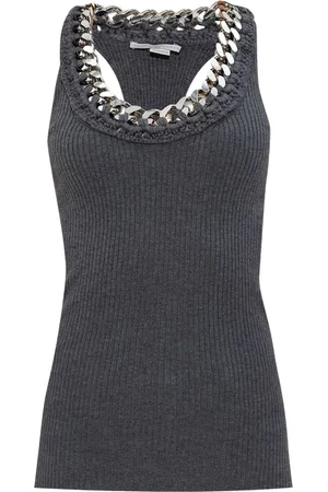 Stella McCartney Chunky-chain tank top