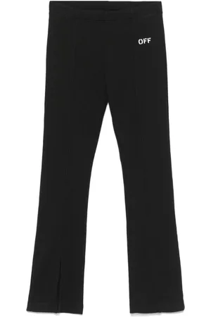 OFF-WHITE Ribbed trousers