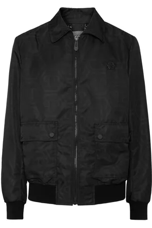 Philipp Plein Monogram-jacquard bomber jacket