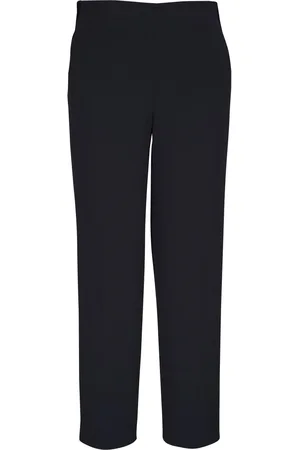 Vince Velvet-trim cropped trousers