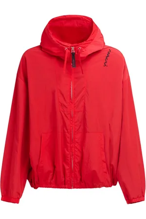 Marni Logo-embroidered hooded jacket
