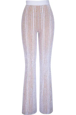 Missoni Sequined ribbed trousers
